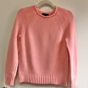 J. Crew Pink Crew Neck Sweater